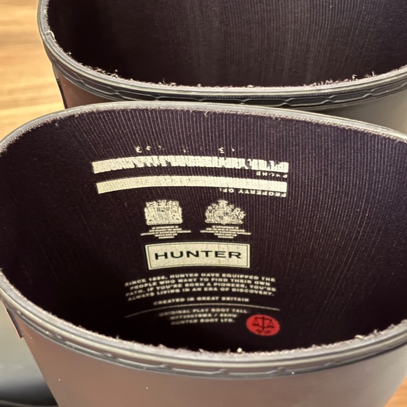 Hunter Rain Boots Navy Blue - Picture 3 of 6